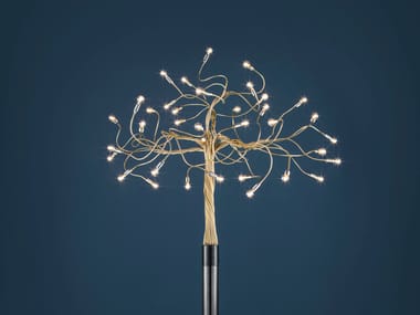 ALBERO DELLA LUCE - LED adjustable brass floor lamp by Catellani & Smith