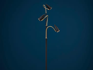 CICLOITALIA FLEX F3 - LED painted metal floor lamp with swing arm by Catellani & Smith