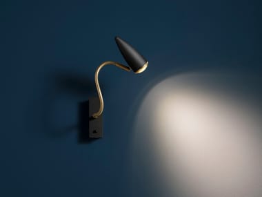 CICLOITALIA FLEX W1 - LED adjustable painted metal wall lamp by Catellani & Smith