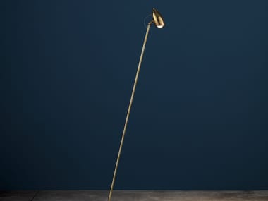 CICLOITALIA F - LED brass floor lamp by Catellani & Smith