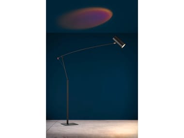 ETTORINO BIG - LED adjustable metal arc lamp by Catellani & Smith