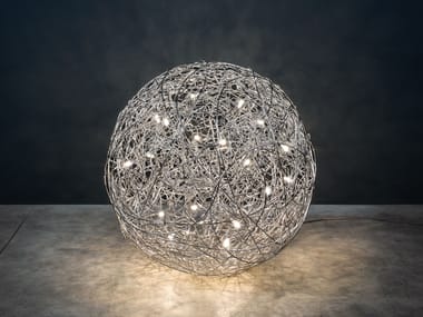 FIL DE FER F - LED aluminium floor lamp by Catellani & Smith