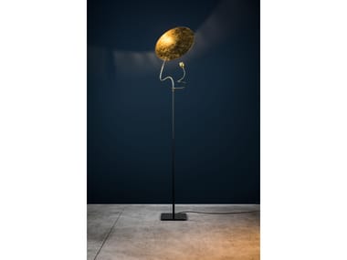 LUCE D'ORO F - LED aluminium floor lamp by Catellani & Smith