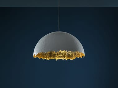 POSTKRISI 49 - LED glass-fibre pendant lamp by Catellani & Smith