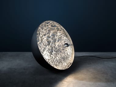 STCHU-MOON 01 - LED aluminium floor lamp by Catellani & Smith