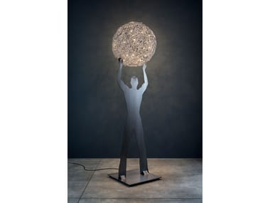 UOMO DELLA LUCE XXL - LED metal floor lamp by Catellani & Smith