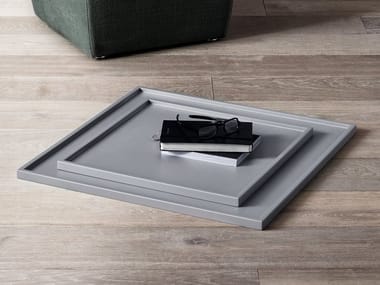 DEAN - Square wooden tray by Meridiani