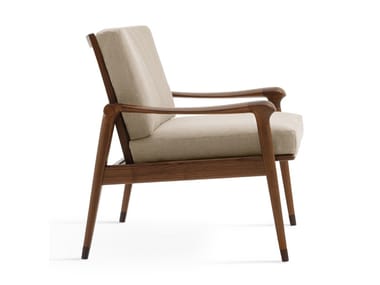 DENNY - Armchair with armrests by Giorgetti