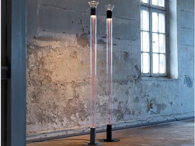 DIA - LED glass floor lamp by Martinelli Luce