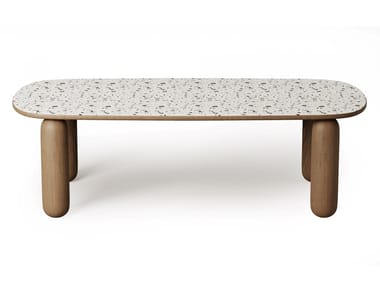 DOLMEN - Wooden dining table by Morelato