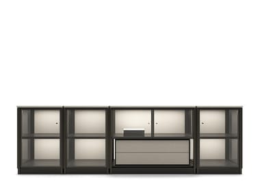 DOMUS - Modular sideboard with integrated lighting by Giorgetti