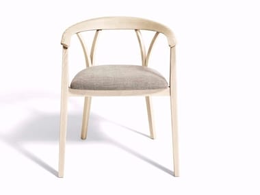 DONZELLETTA - Ash chair with armrests by DE PADOVA