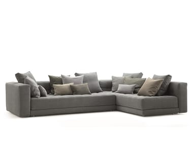 DOZE - Sectional fabric sofa by Flou