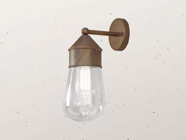 DROP 270.04 - Metal outdoor wall lamp by Il Fanale