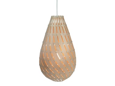 EBB - LED birch pendant lamp by David Trubridge