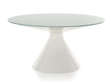 ED - Round polyethylene table with light by Slide