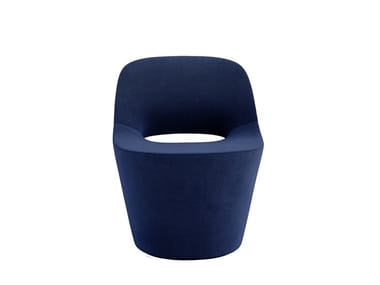 EDDY - Swivel upholstered chair by Tacchini