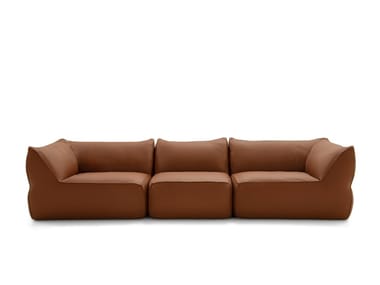 EDEN - Modular leather sofa by Pianca