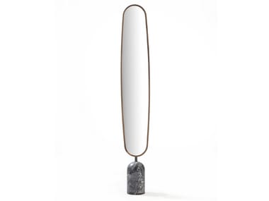 EKERO - Freestanding oval framed mirror by Porada