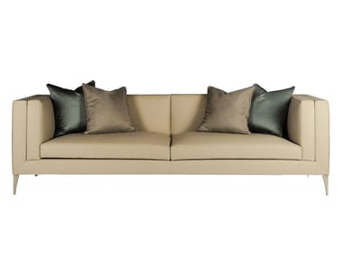 ELEGANCE - 3 seater leather sofa by Paolo Castelli