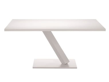 ELEMENT - Square steel table by Desalto