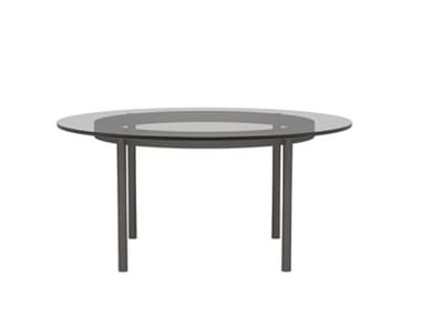 ELEMENT TABLE - Round glass coffee table by Andreu World