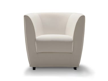 ELENA - Fabric armchair with armrests by Flexstyle