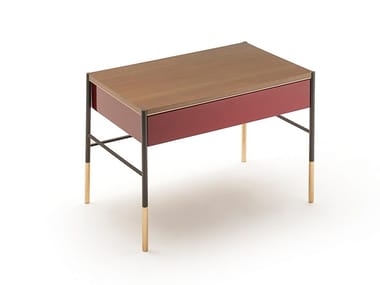 ERA - Rectangular bedside table with drawers by Living Divani