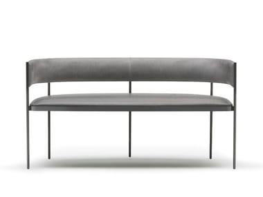 ERA SETTEE - Leather small sofa by Living Divani