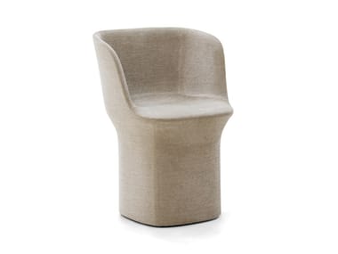 ESSE - Swivel easy chair with removable cover by Pianca