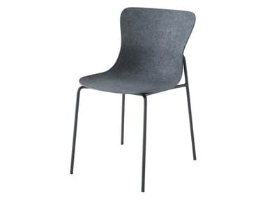 ETTORIANO - Felt chair by Ligne Roset