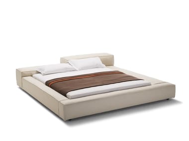 EXTRASOFT - Fabric double bed with removable cover by Living Divani