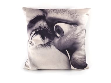 EYE & MOUTH - Square fabric cushion (Request Info)