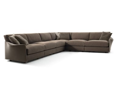 FABULA - Corner sectional fabric sofa by Giorgetti