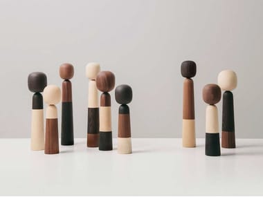 FAMILY - Wooden decorative object by Arper