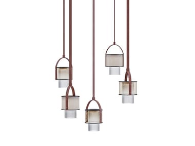 FANUS - LED Murano glass pendant lamp by Paolo Castelli