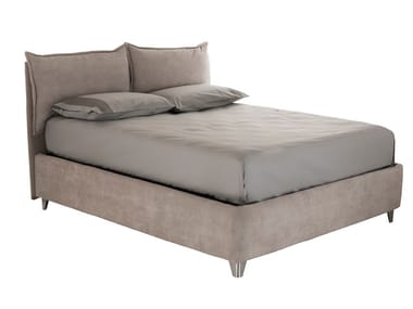 FIESOLE - Double bed with upholstered headboard by Magniflex