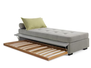 FIGI ISOLA ESTRAIBILE - Upholstered fabric day bed with removable cover by Casamania & Horm