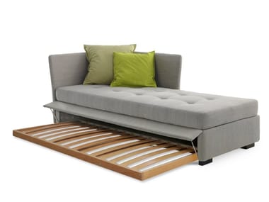 FIGI ISOLINA ESTRAIBILE - Upholstered fabric day bed with removable cover by Casamania & Horm