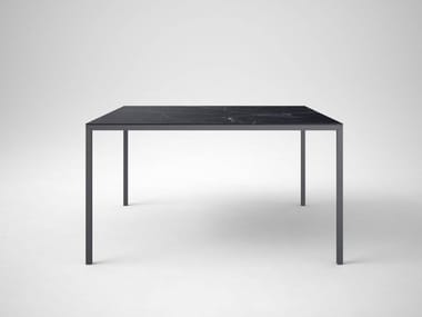 FILO - Square metal table by Novamobili