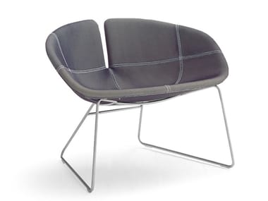 FJORD - Sled base armchair by Moroso