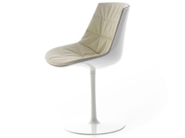 FLOW CHAIR - Swivel upholstered chair by MDF Italia