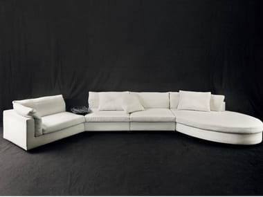 FLOYD - Fabric sofa with chaise longue by Living Divani