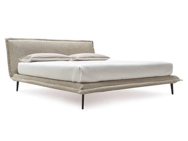 FLUFF - Fabric double bed with upholstered headboard by Calligaris