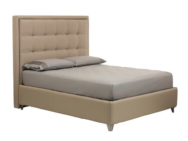 FORTE DEI MARMI - Double bed with tufted headboard by Magniflex