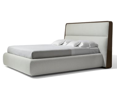 FRAME - Double bed with upholstered headboard by Giorgetti