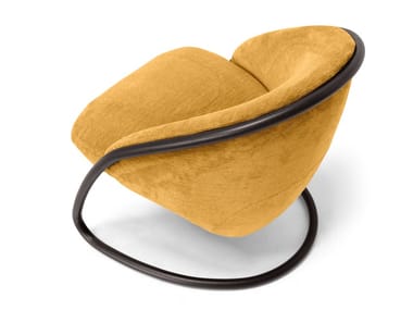 FREEDOM - Cantilever upholstered fabric easy chair by Arketipo