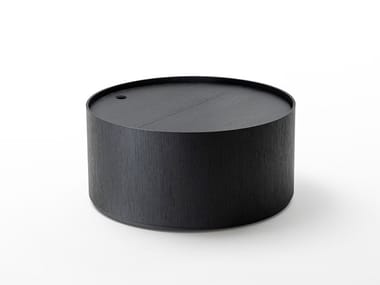 FULL MOON - Round coffee table with storage space by Living Divani