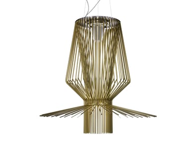 ALLEGRO ASSAI - Chrome plated pendant lamp by Foscarini