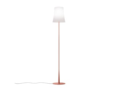 BIRDIE EASY - Floor lamp in polycarbonate and coated aluminium by Foscarini